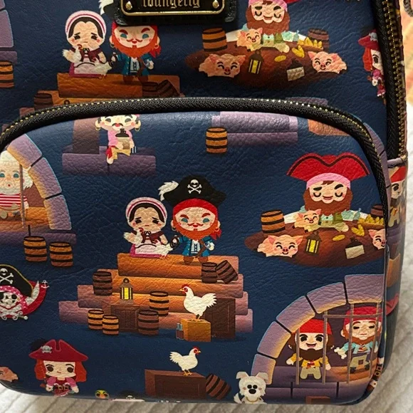 NWT Loungefly Disney Parks Pirate Themed Backpack